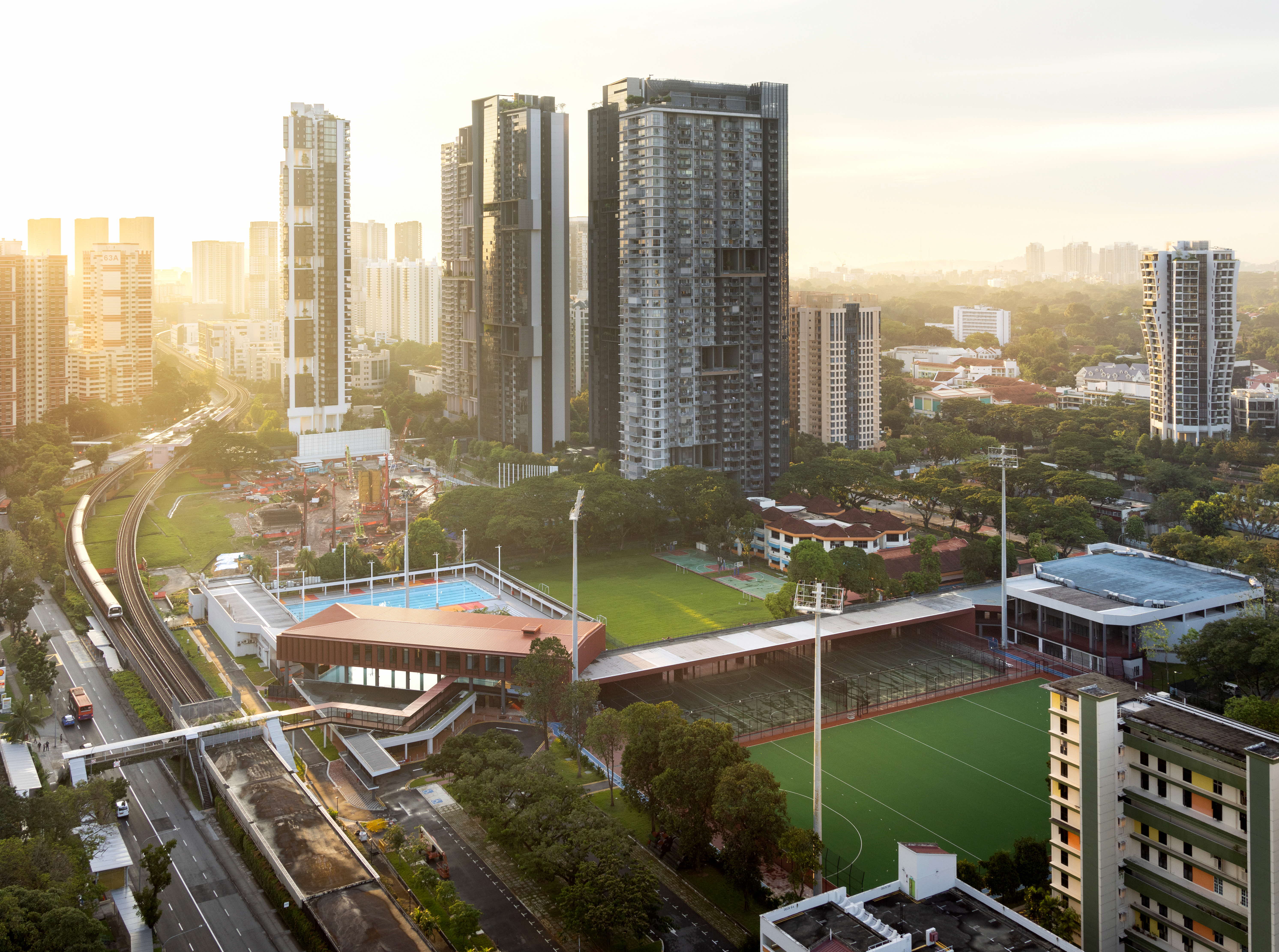 Delta Sport Centre's second-storey thoroughfare by Red Bean Architects creates seamless connections across the sports complex
